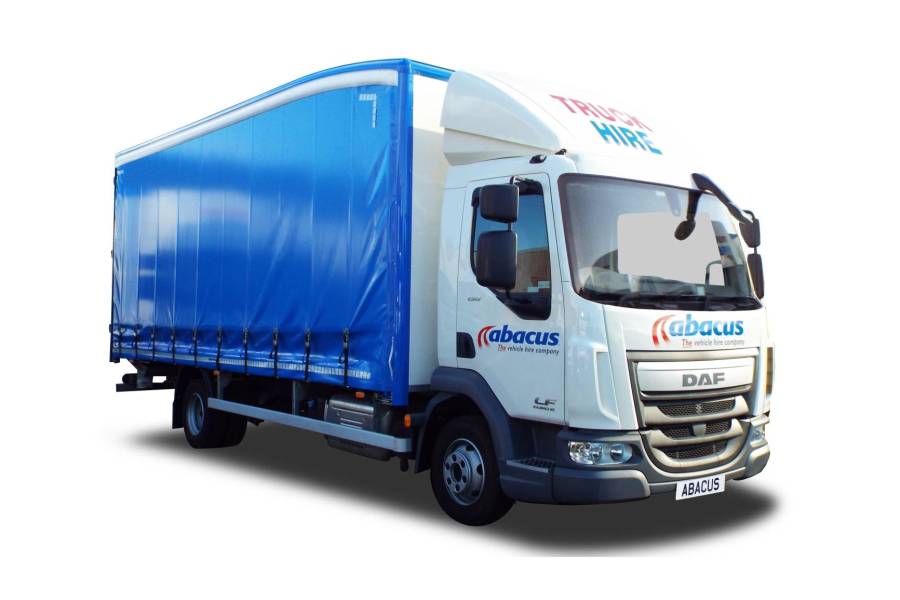 7.5T Curtainside Tail Lift for hire from Abacus Vehicle Hire