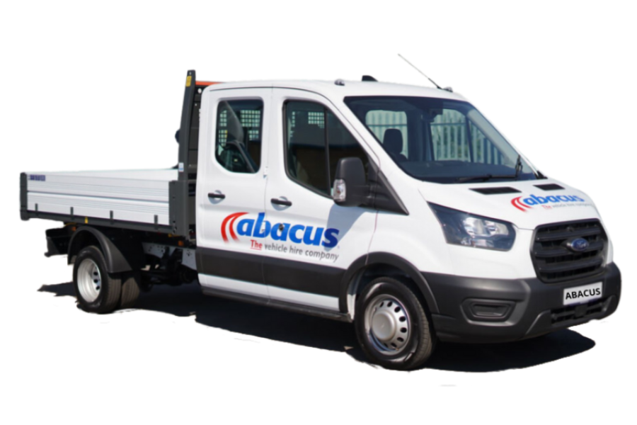 3.5T Tipper Crew Cab - 6 seater for hire from Abacus Vehicle Hire
