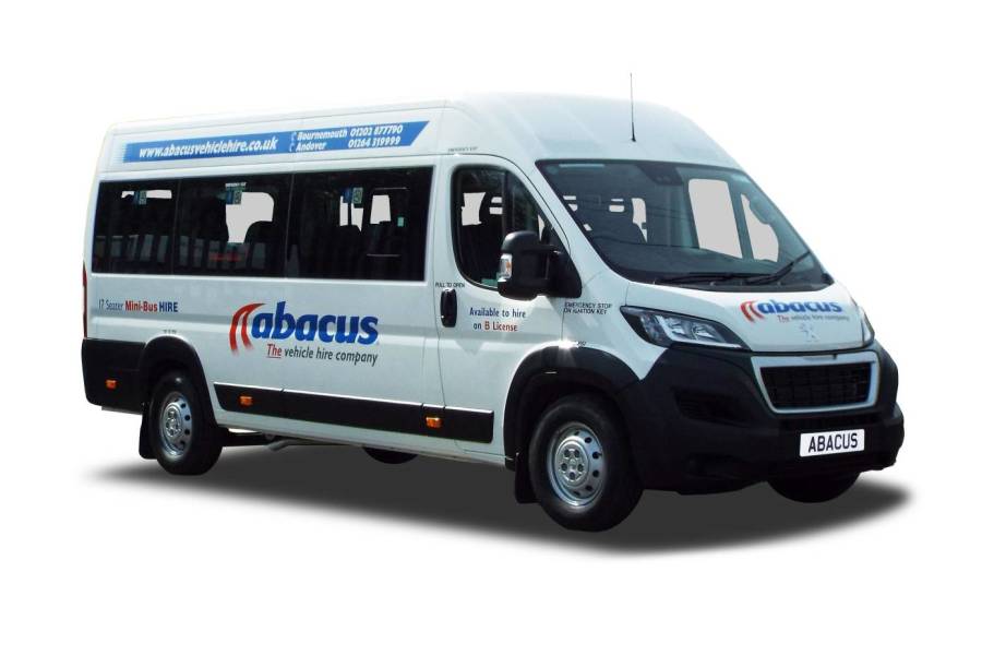 17 Seater Minibus 17 Seat Lite for hire from Abacus Vehicle Hire