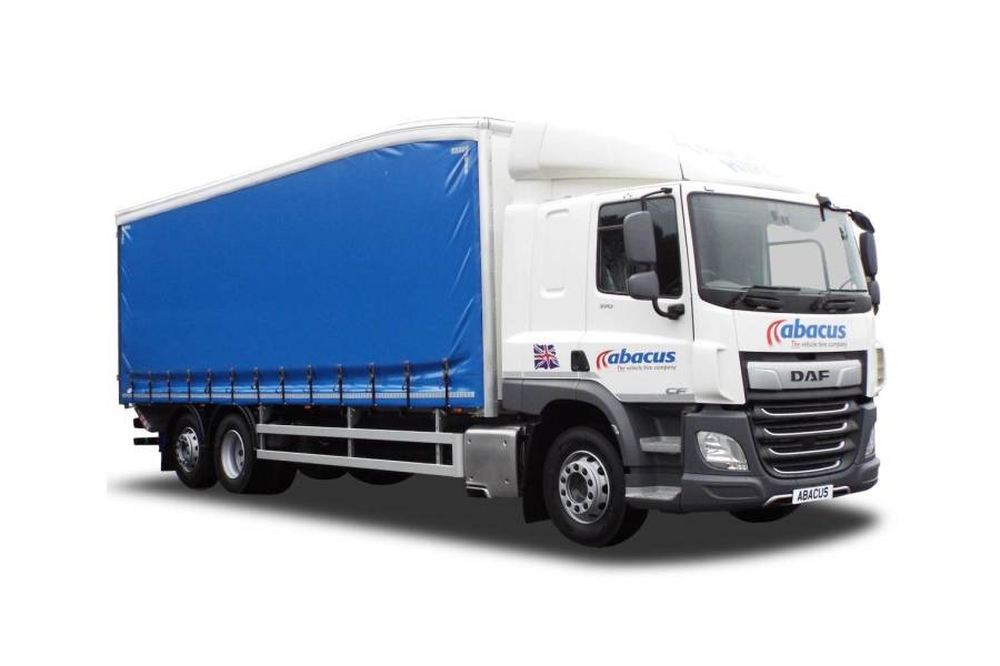26T Curtainside Tail Lift for hire from Abacus Vehicle Hire
