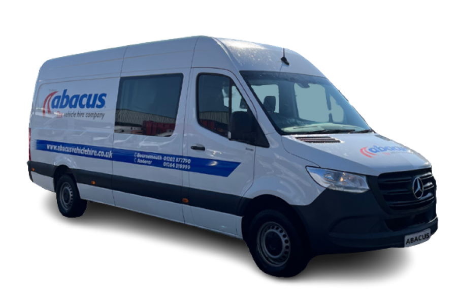 LWB Crewbus Crewcab - 6 seater for hire from Abacus Vehicle Hire