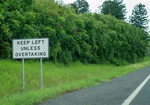 When May You Overtake a Vehicle on the Left? UK Driving Rules Explained